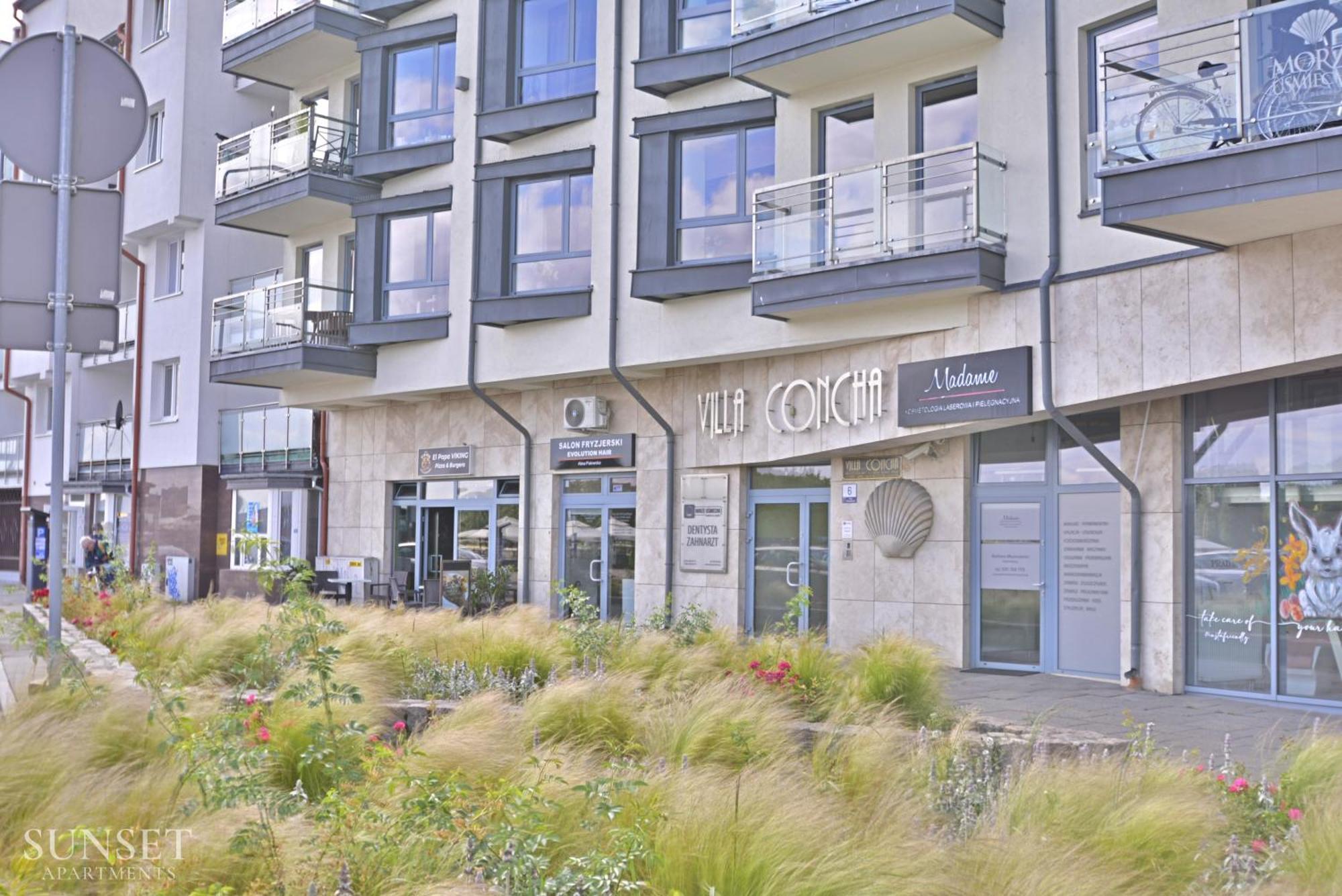 Sunset Apartments - Villa Concha - Parking - Widok Na Port! Swinoujscie Exterior photo